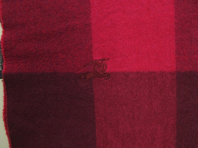 バーバリー ロンドン BURBERRY LONDON ブランケット ウール チェック柄