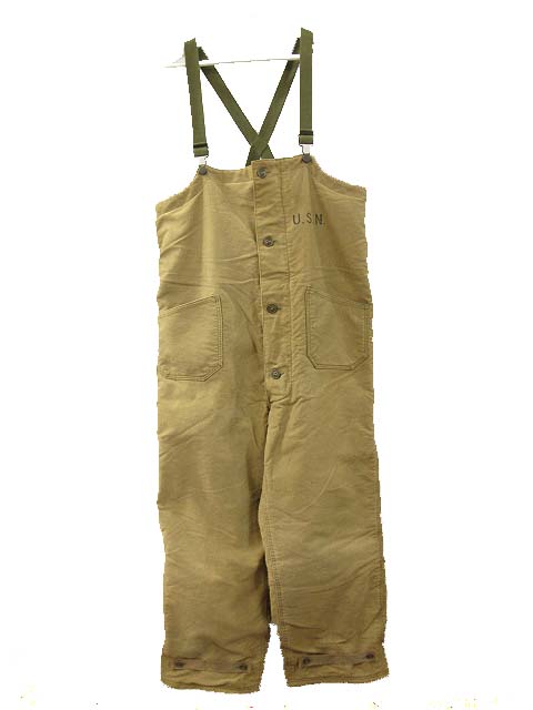 40’s N1デッキベスト ステンシル有 40's U.S.NAVY N-1 デッキジャケット ステンシル 実寸(36位