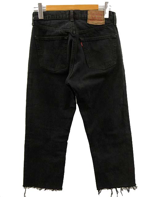 リーバイス Levi's 512-03 ブラック デニムパンツ カットオフ