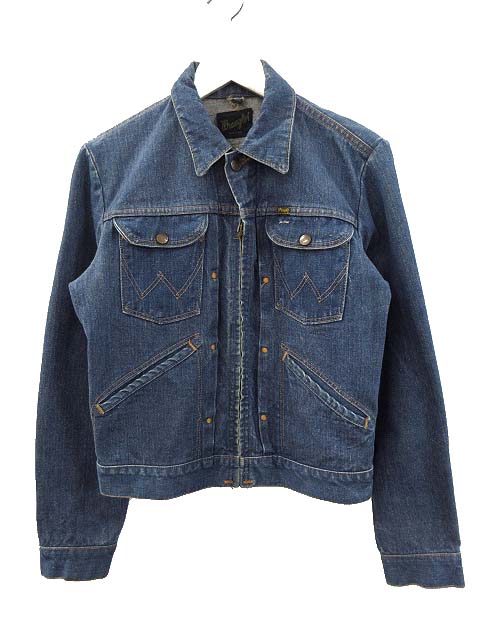 ラングラー WRANGLER 70s 24MJZ デニムジャケット 黒タグ TALONジップ 