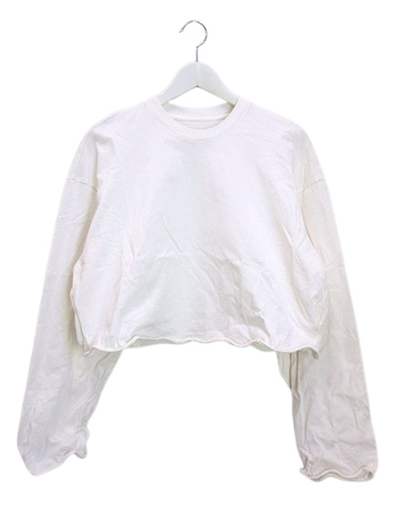 未使用】 芽風 センソユニコ Tシャツ カットソー ポンチョ 半袖 白