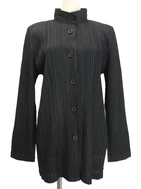 プリーツプリーズ PLEATS PLEASE シャツ ジャケット スタンドカラー 3 