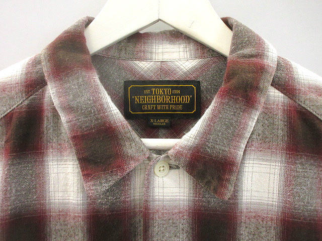 ネイバーフッド NEIGHBORHOOD B&C/C-SHIRT.LS フランネル
