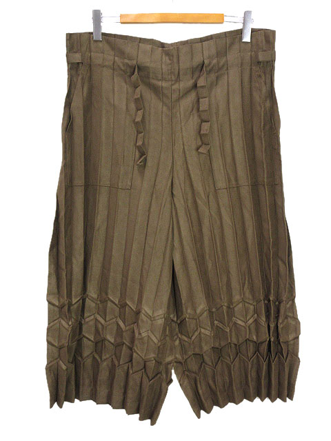 ミーイッセイミヤケ me ISSEY MIYAKE キューブ プリーツ パンツ CUBE  