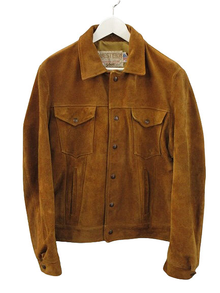 ショット SCHOTT 70s WESTERN スウェード トラッカージャケット 38 