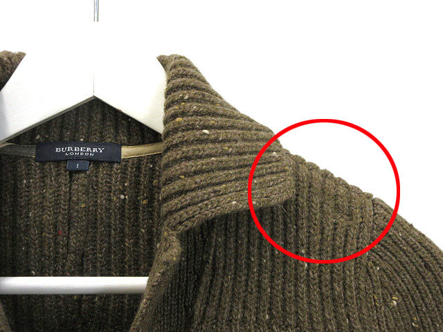 バーバリー ロンドン BURBERRY LONDON ニット ジャケット