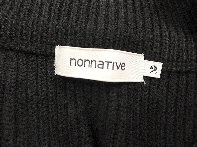 ノンネイティブ nonnative 24AW DWELLER HALF ZIP SWEATER MERINO