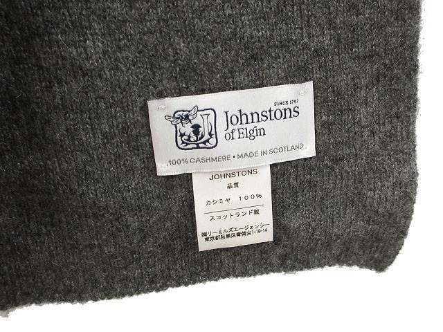 ●Johnstons of Elgin カシミヤ100% ケーブルニットマフラー 楽天市場】ジョンストンズ マフラー カシミヤ JOHNSTONS OF