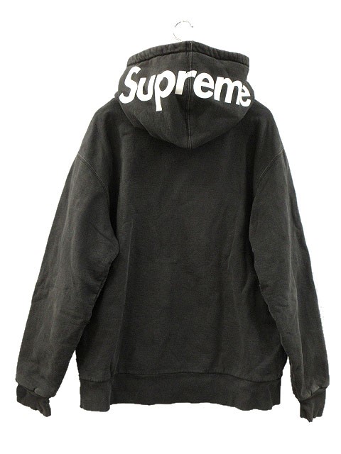 Supreme ブラック フード付きパーカー SUPREME フード付きパーカー 黒