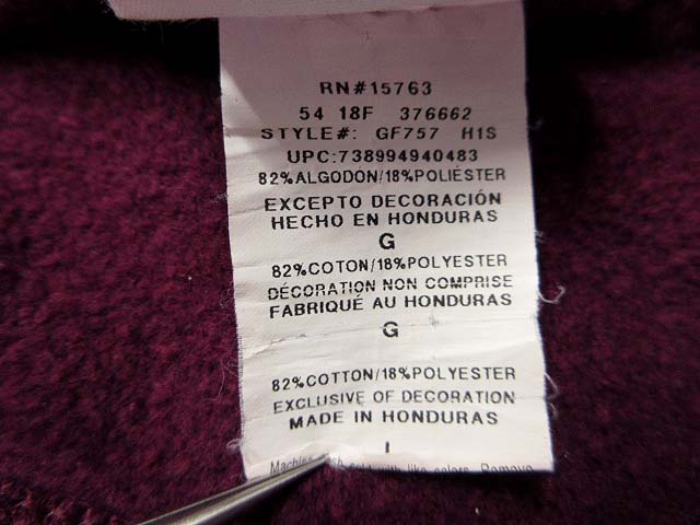 チャンピオン CHAMPION リバースウィーブ REVERSE WEAVE プルオーバー パーカー USA企画 スウェット 紫 パープル L メンズ