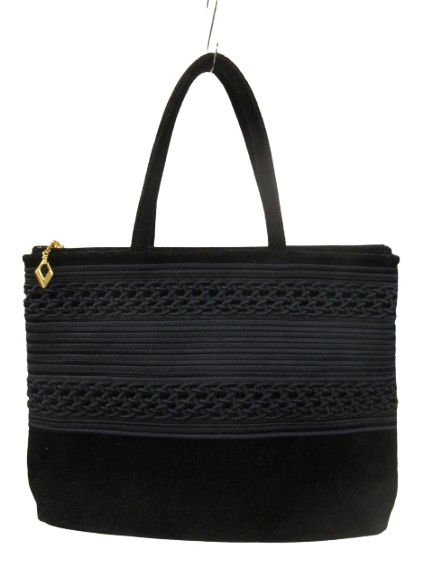 新品未使用　FEILER フェイラー　ハンドバッグ　ブラック フェイラー FEILER ハンドバッグ トートバッグ シュニール織