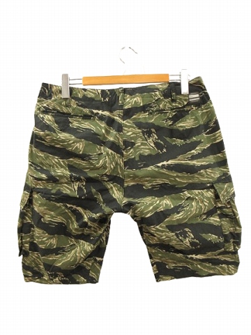 桃太郎ジーンズ MOMOTARO JEANS タイガーストライプ ショートパンツ