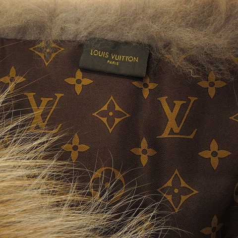 【中古】ルイヴィトン LOUIS VUITTON エシャルプ チェーン フォクシー フォックスファー ショール 毛皮 M78705 ルイヴィトン LOUIS VUITTON エシャルプ チェーン フォクシー