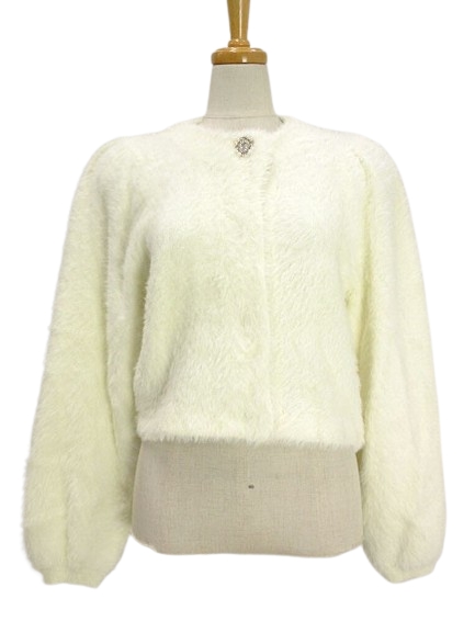 ルルウィルビー アルアバイル ニット ファー allureville