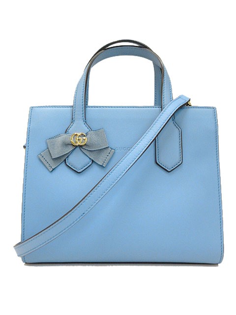 グッチ GUCCI GGリボン ハンドバッグ 2way トート ショルダー