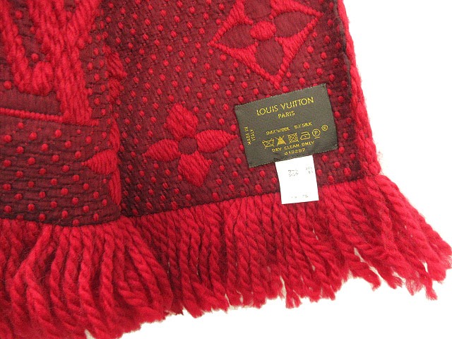 ルイヴィトン LOUIS VUITTON エシャルプ ロゴマニア マフラー