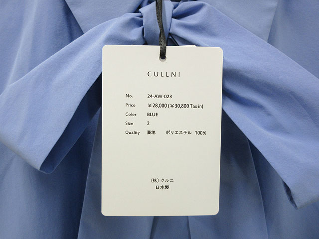クルニ CULLNI Typewiter Bowtie Shirt タイプライター ボウタイ クルニ CULLNI Typewiter Bowtie Shirt タイプライター ボウタイ