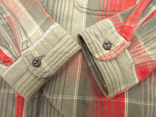 ダブルアールエル RRL ヘビーコットン ネルシャツ チェック柄 長袖