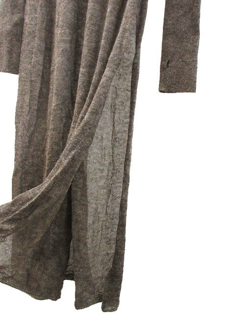 トゥデイフル TODAYFUL シアーモヘアニットドレス ワンピース 38 sheer mohair knit dress ブラウン 茶 ウール 長袖 レディース