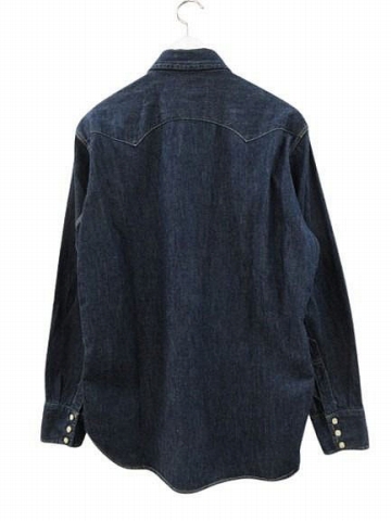 90s 希少　リーバイス　ショートホーン　復刻　バレンシア　ビッグE ウエスタン リーバイス Levi's 90s デニムウエスタンシャツ バレンシア工場