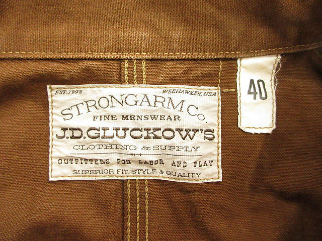 ウエアハウス WAREHOUSE ジョングラッコー J.D.GLUCKOWS STRONGARM