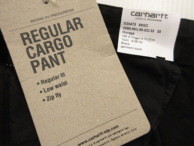 未使用品 カーハート carhartt レギュラー カーゴパンツ Regular Cargo  