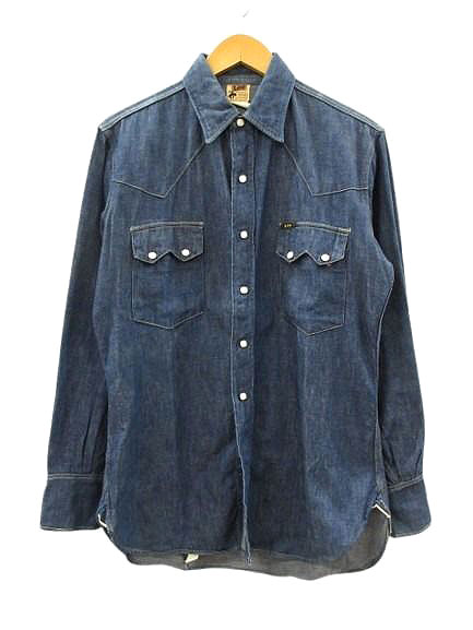 リー LEE 50s RIDER SHIRTS デニムウエスタンシャツ ヴィンテージ マチ