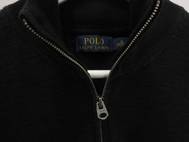 新品未使用 POLO ラルフローレン メンズ ハーフジップ ブラック S POLO RALPH LAUREN ポロ ラルフローレン メンズ Tシャツ 長袖 ブランド