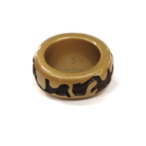 ルイヴィトン LOUIS VUITTON バーグ レオ モノグラム リング S 9号