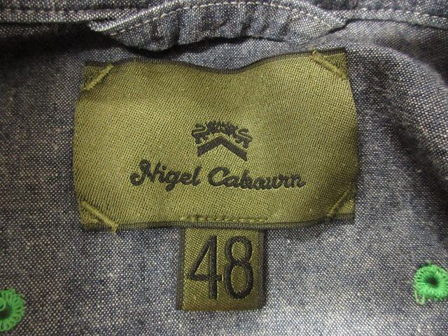 ナイジェルケーボン NIGEL CABOURN NEW MEDICAL SHIRT ニュー