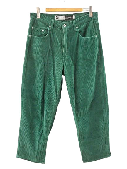 リーバイス シルバータブ コーデュロイ バギーパンツ グリーン