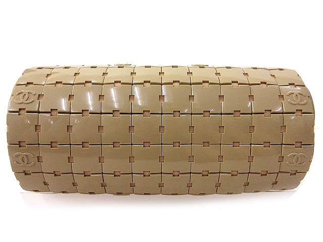 シャネル CHANEL パズル ハンドバッグ ミニ ロール ボストンバッグ 筒  