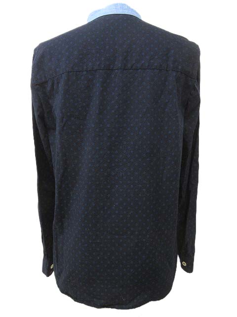 アーペーセー A.P.C. スタンドカラー シャツ ブラウス 長袖 コットン 