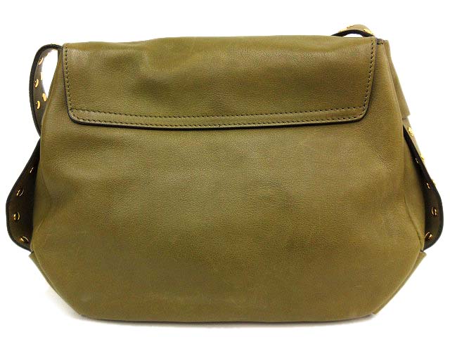 マルニ MARNI ☆AA☆レザー スタッズ ショルダー バッグ ポシェット 