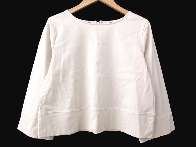 デミルクス ビームス Demi-Luxe BEAMS ボートネック ブラウス 七 デミルクス ビームス Demi-Luxe BEAMS ボートネック ブラウス 七