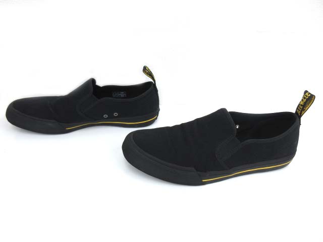 DR.MARTENS TOOMEY ドクターマーチン トゥーミー スニーカー キャンバス スリッポン 白黒 SIZE：UK7 26cm Toomey SXP in Black | Dr. Martens