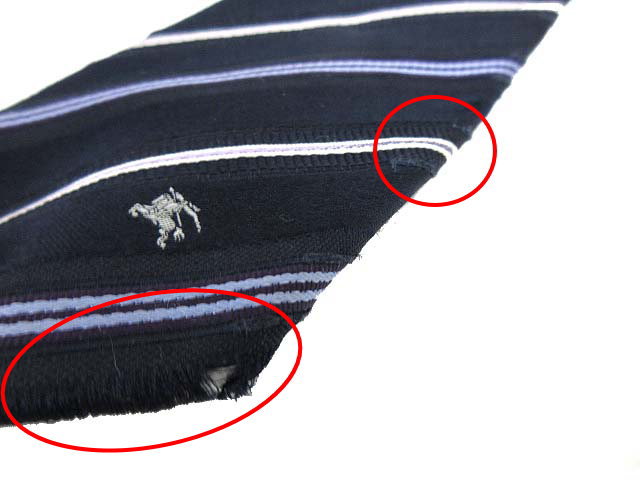 バーバリーブラックレーベル BURBERRY BLACK LABEL シルク ネクタイ