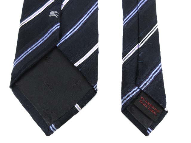 バーバリーブラックレーベル BURBERRY BLACK LABEL シルク ネクタイ