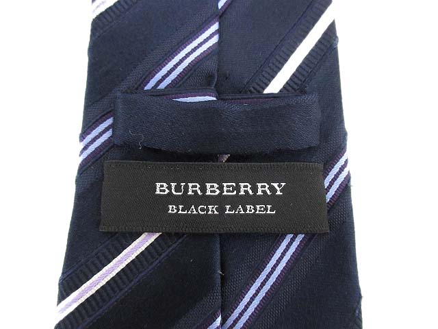 バーバリーブラックレーベル BURBERRY BLACK LABEL シルク ネクタイ