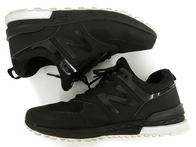 NEWBalanceレザースニーカー黒24 ニューバランス NEW BALANCE 574 Sport スニーカー シューズ