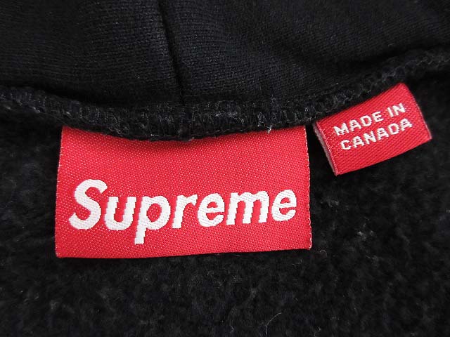 Supreme 黒いジップアップパーカー Sの刺繍 サイズL ☆24AW WEEK12☆Supreme Special Zip Up Hooded Sweatshirt