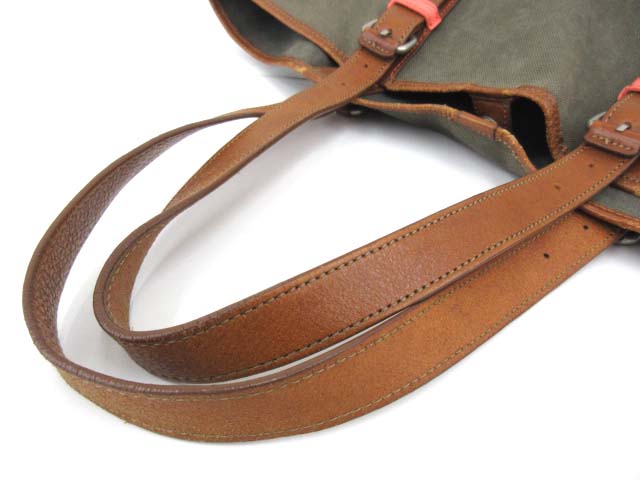 ポールスミス PAUL SMITH トートバッグ キャンバス レザー