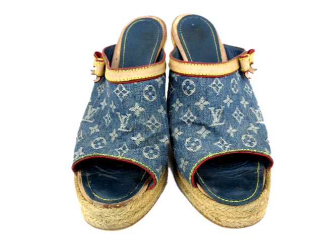 ルイヴィトン LOUIS VUITTON エスパドリーユ サンダル ミュール 