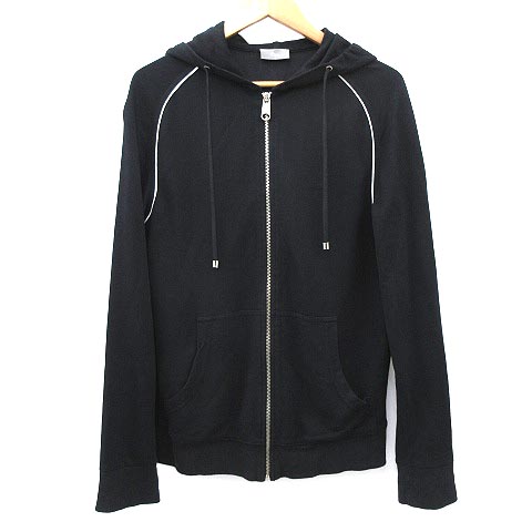 ディオールオム Dior HOMME ジップアップ パーカー フード 薄手 胸元 