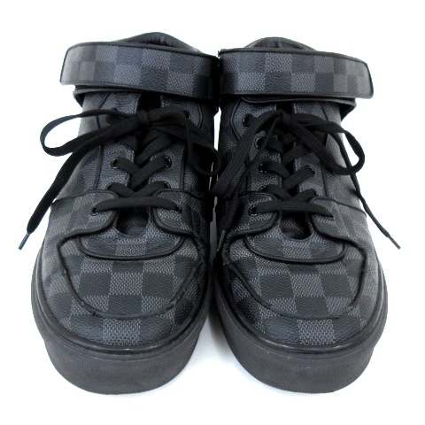 ルイヴィトン LOUIS VUITTON スニーカー ダミエ グラフィット ベルクロ 