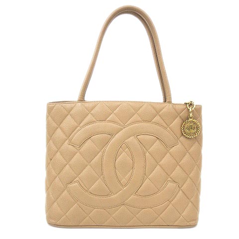 シャネル CHANEL 復刻 ハンド トートバッグ キャビアスキン