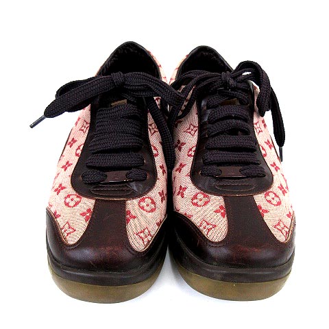 ルイヴィトン LOUIS VUITTON スニーカー モノグラム ミニ ローカット 