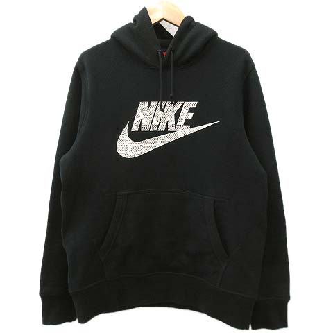 ナイキ Nike 18fa Python Futura Hoodie スウェット パーカー プルオーバー パイソン ロゴ プリント 裏毛 コットン 黒 ブラック L メンズ 052 901904280002 ベクトルパーク