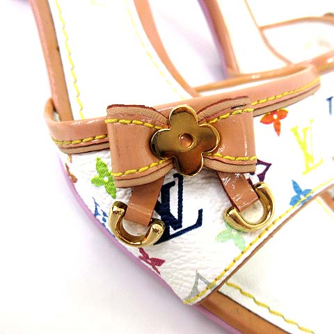 ルイヴィトン LOUIS VUITTON モノグラム マルチカラー ミュール 