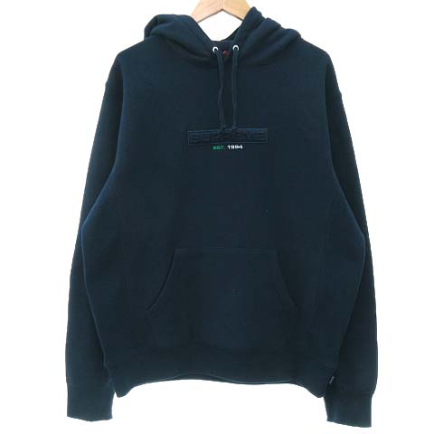 シュプリーム SUPREME 18SS Embossed Logo Hooded Sweatshirt 